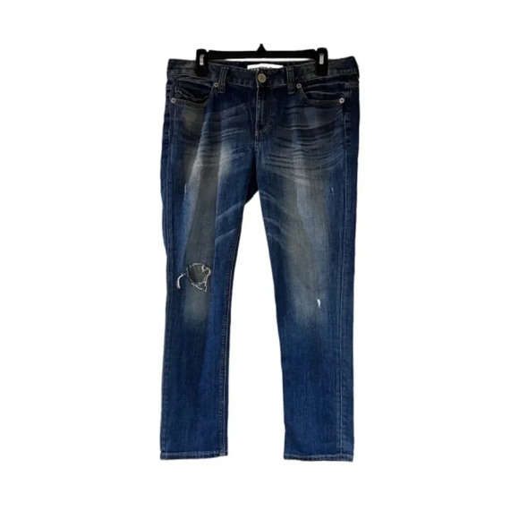 Express Modern Boyfriend Low Rise Blue Jeans Women's Sz. 6 - Picture 1 of 8